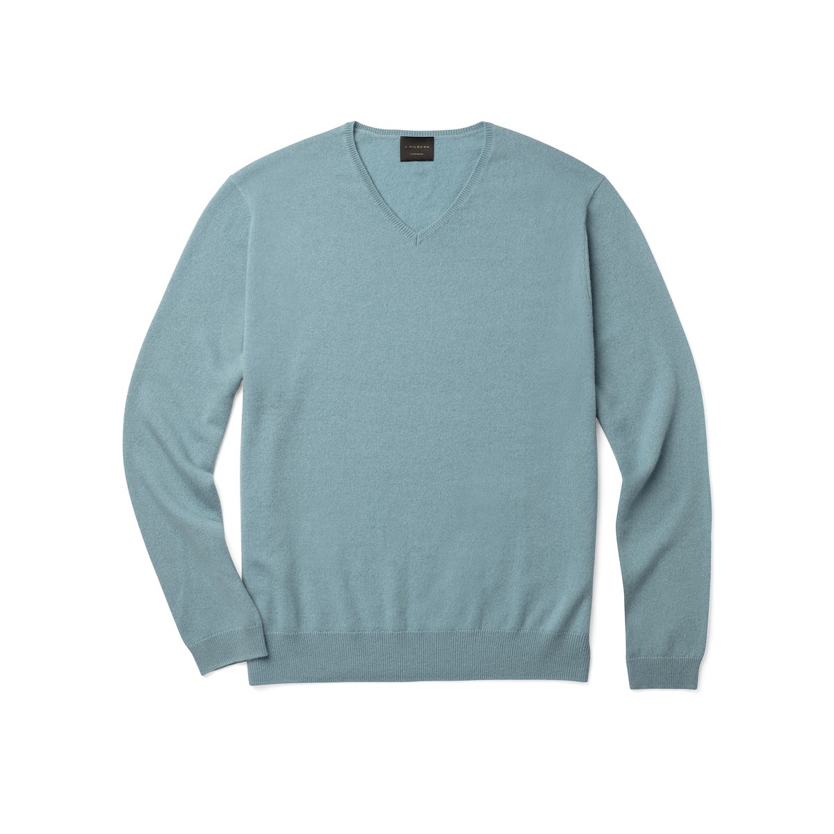 Cashmere V-Neck - Teal | J.Hilburn