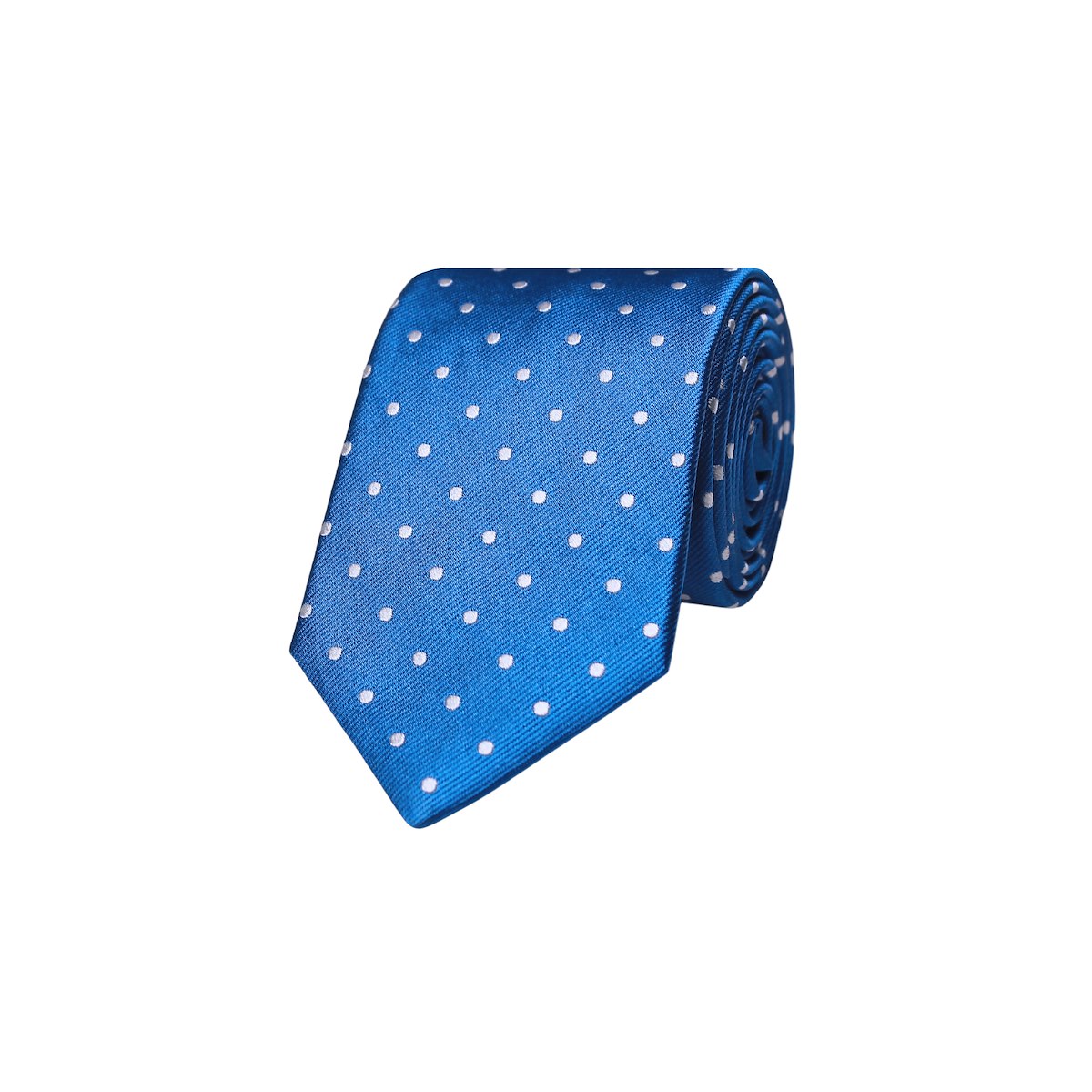 Polka Dot Tie Blue J.Hilburn