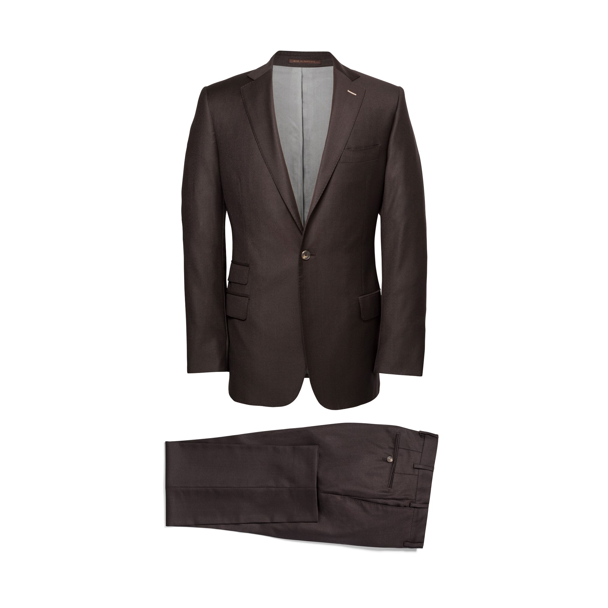 Brown Twill Solid | J.Hilburn