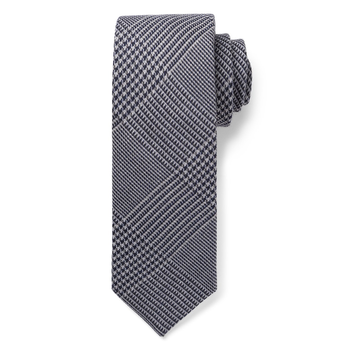 Houndstooth Plaid - Grey | J.Hilburn