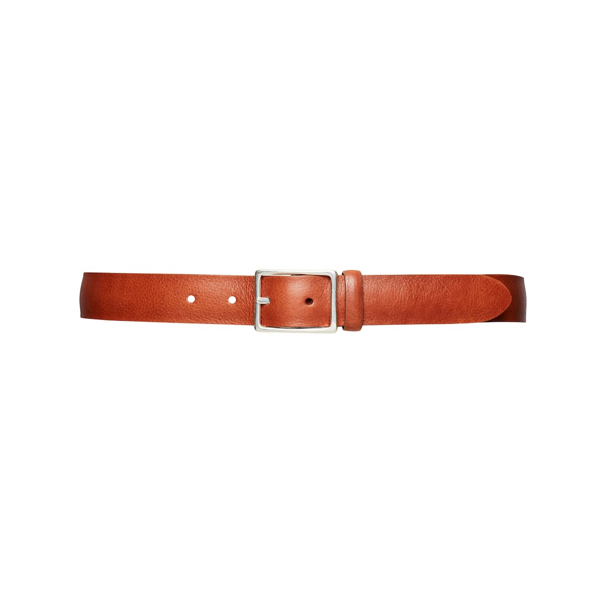 J.HILBURN double buckle leather belt 35MM Custom Leather Belt - Navy | J.Hilburn main image 4