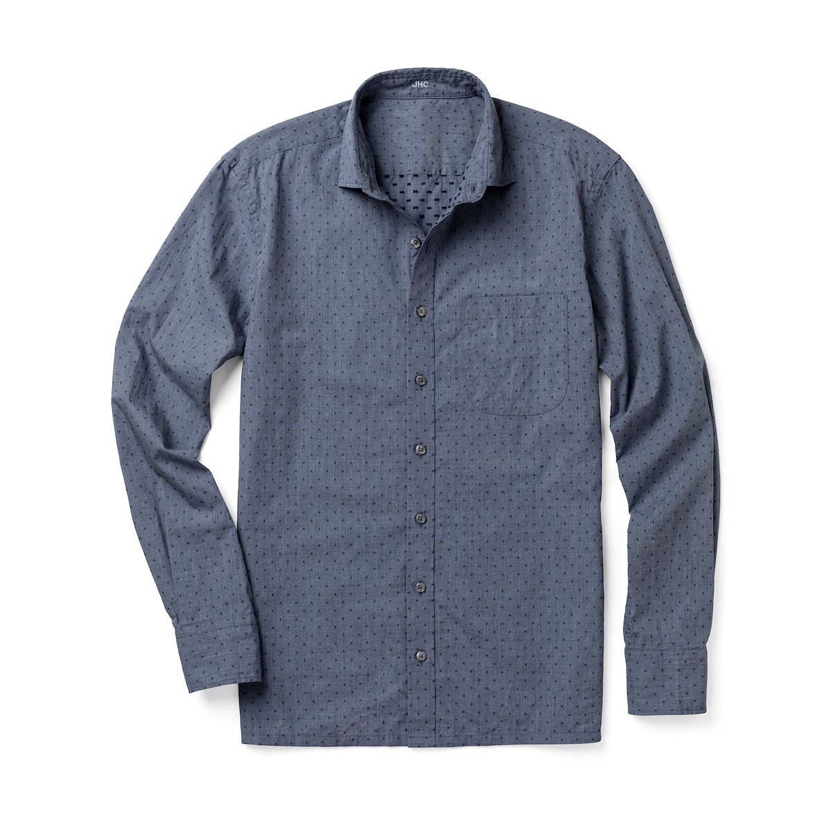 Blue Chambray Fil Coupe | J.Hilburn