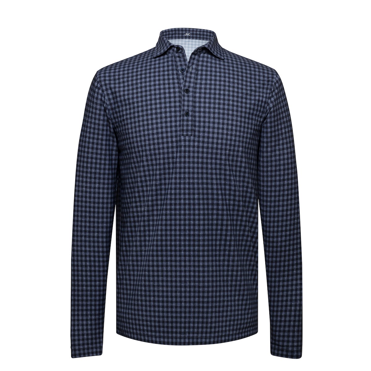 Navy and Light Blue Performante Gingham | J.Hilburn