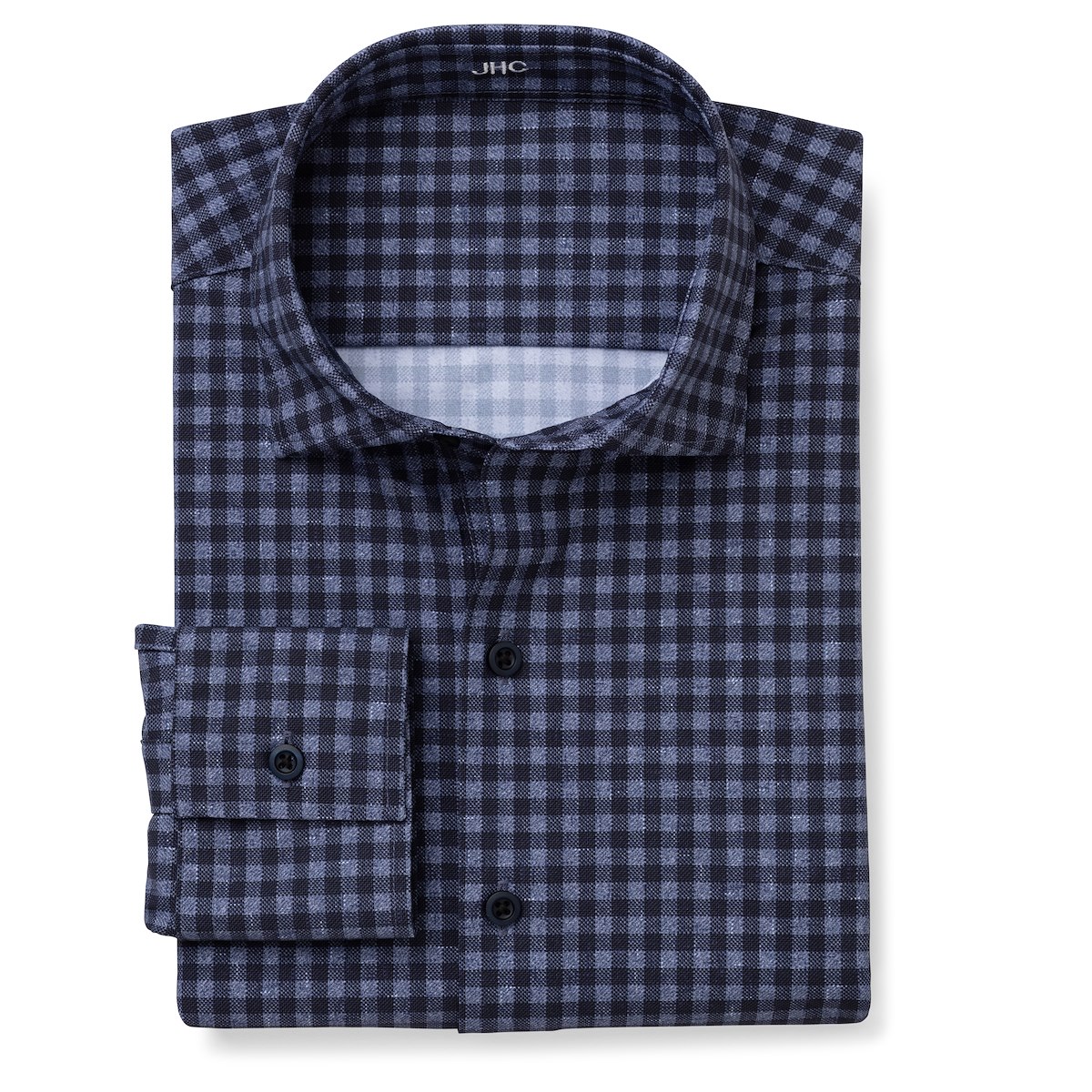 Navy and Light Blue Performante Gingham J.Hilburn