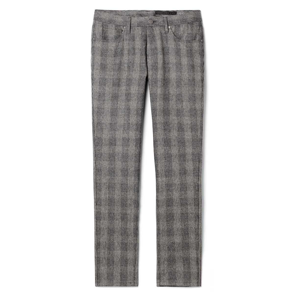 Grey Glen Plaid Cashmere Blend Flannel | J.Hilburn