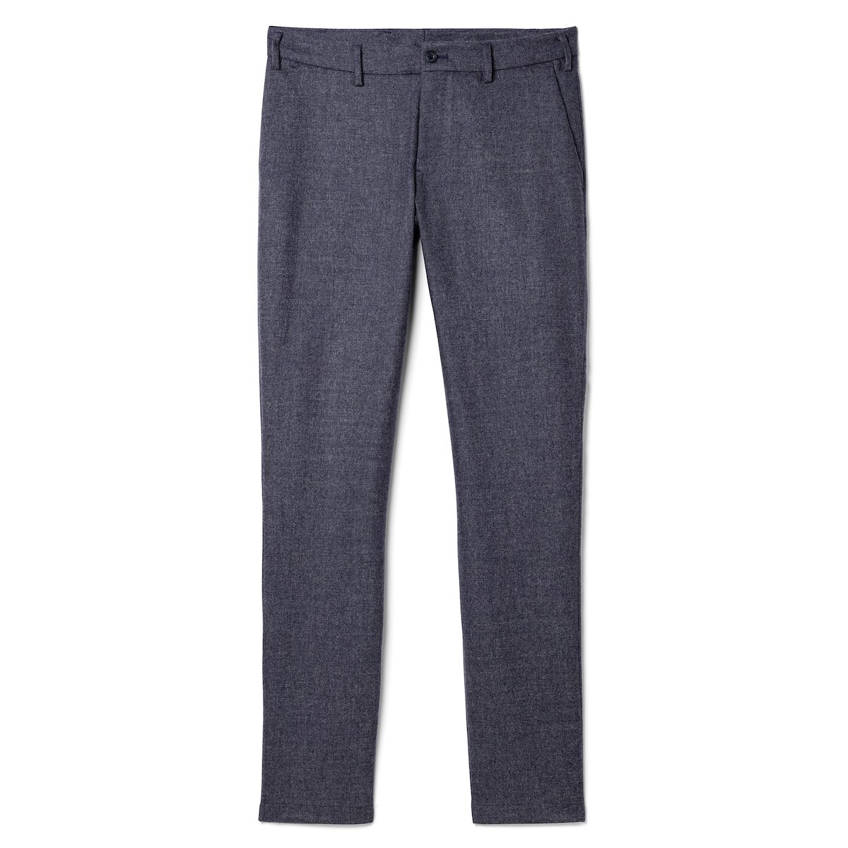 Graphite Blue Texture Cashmere Blend Flannel Chinos | J.Hilburn