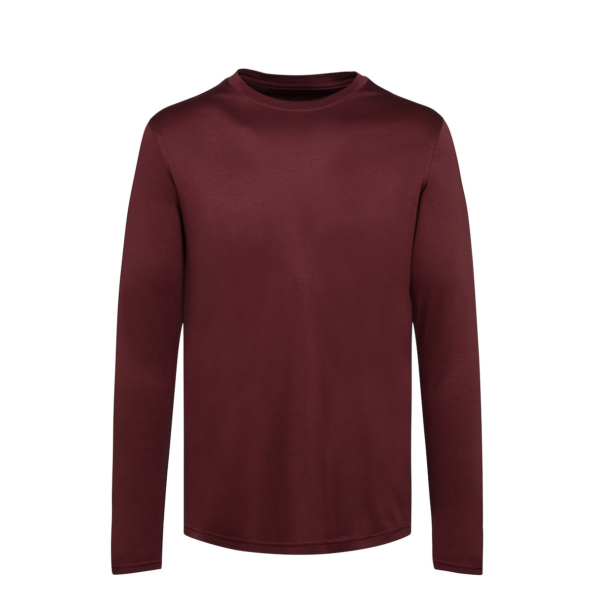 Red Wine Interlock Jersey | J.Hilburn