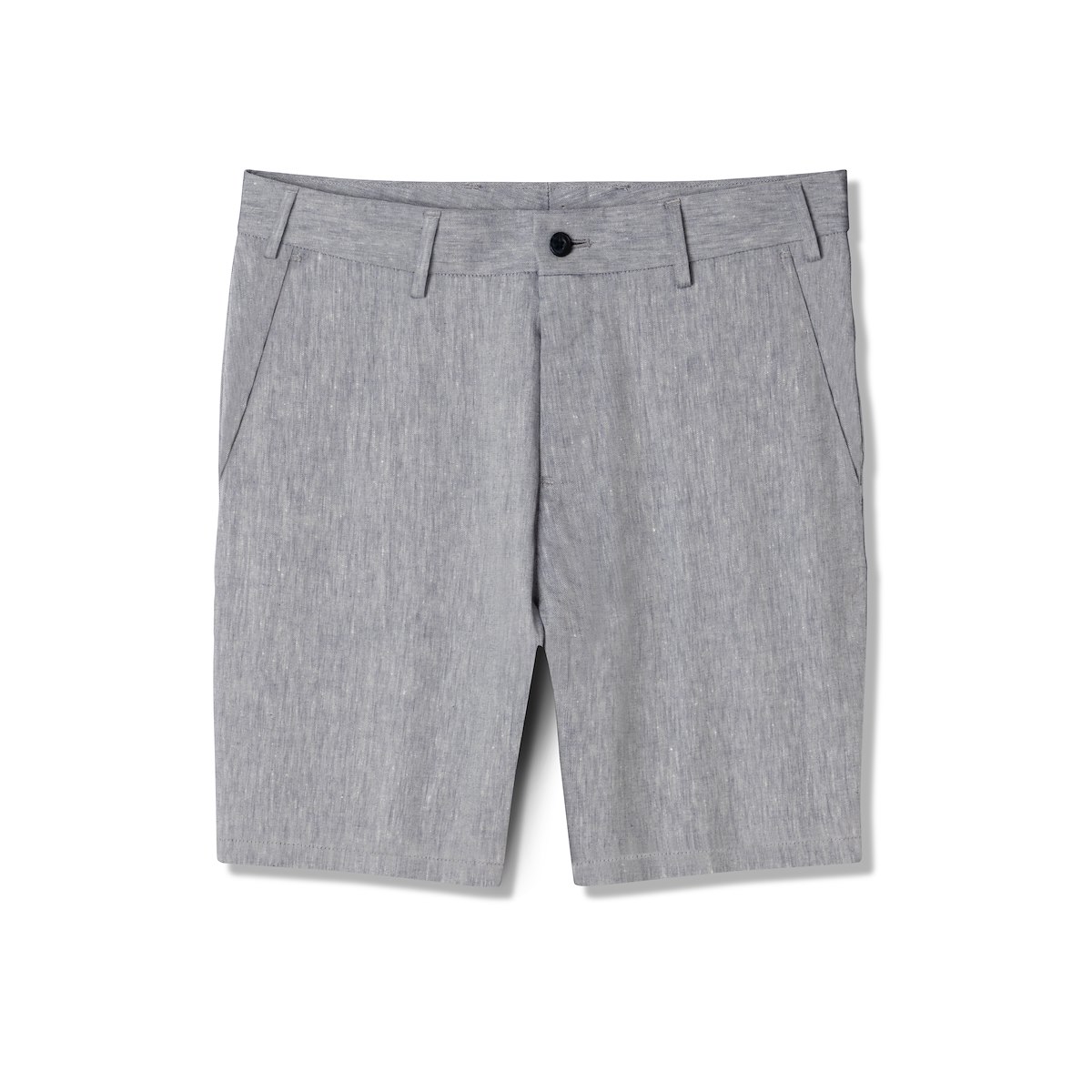 Ocean Blue Cotton Linen Shorts | J.Hilburn