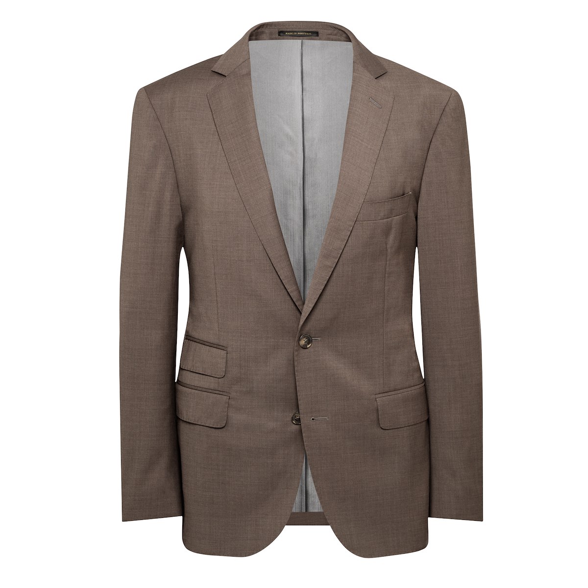 Deep Taupe Melange Estrato Solid | J.Hilburn