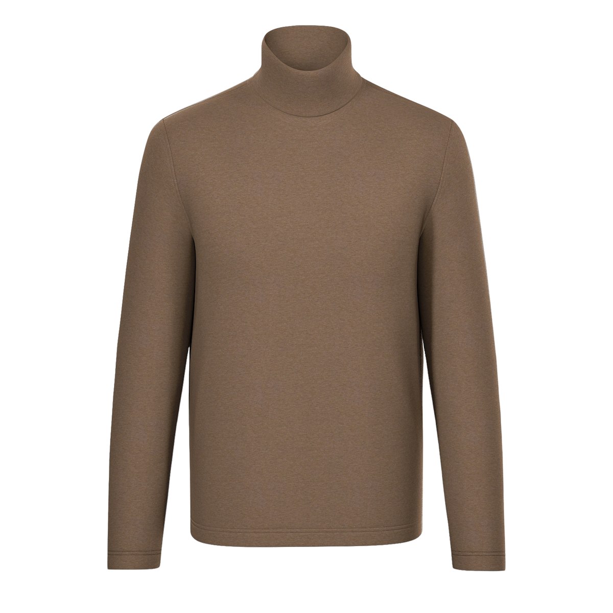 Natural Melange Interlock Jersey | J.Hilburn