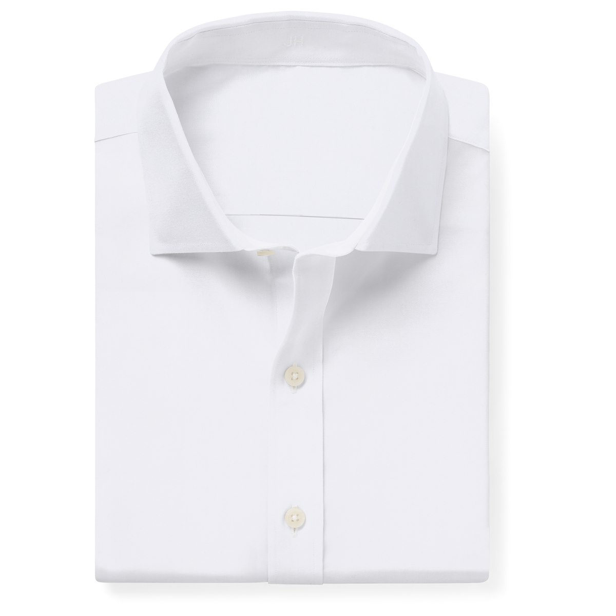 White Supima Pinpoint Oxford | J.Hilburn