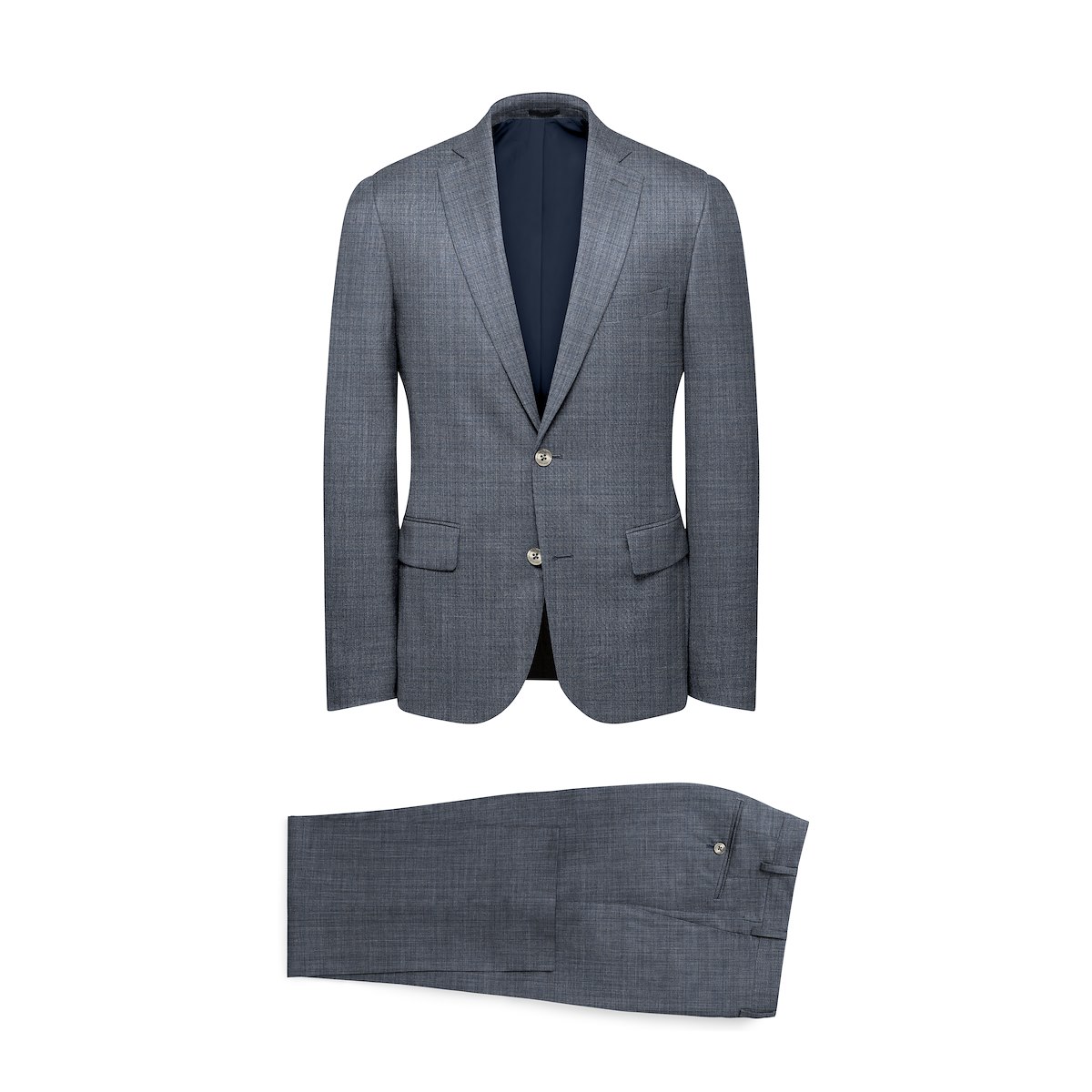 Light Blue with Camel and Blue Deco | J.Hilburn