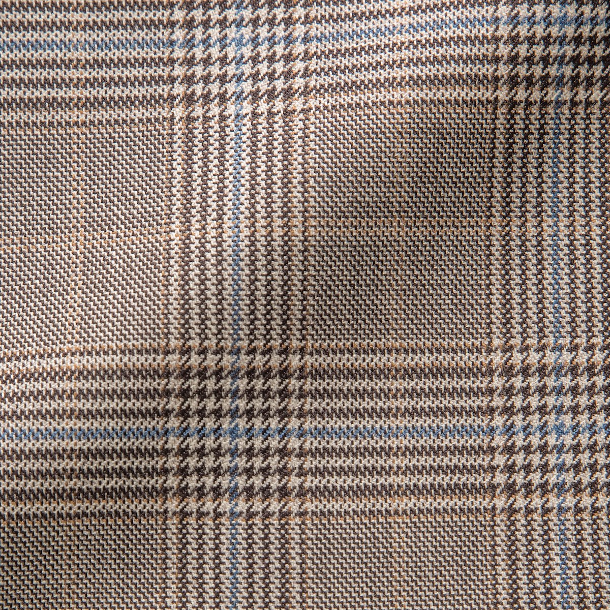 Tan Glen Plaid w/Light Blue Deco | J.Hilburn