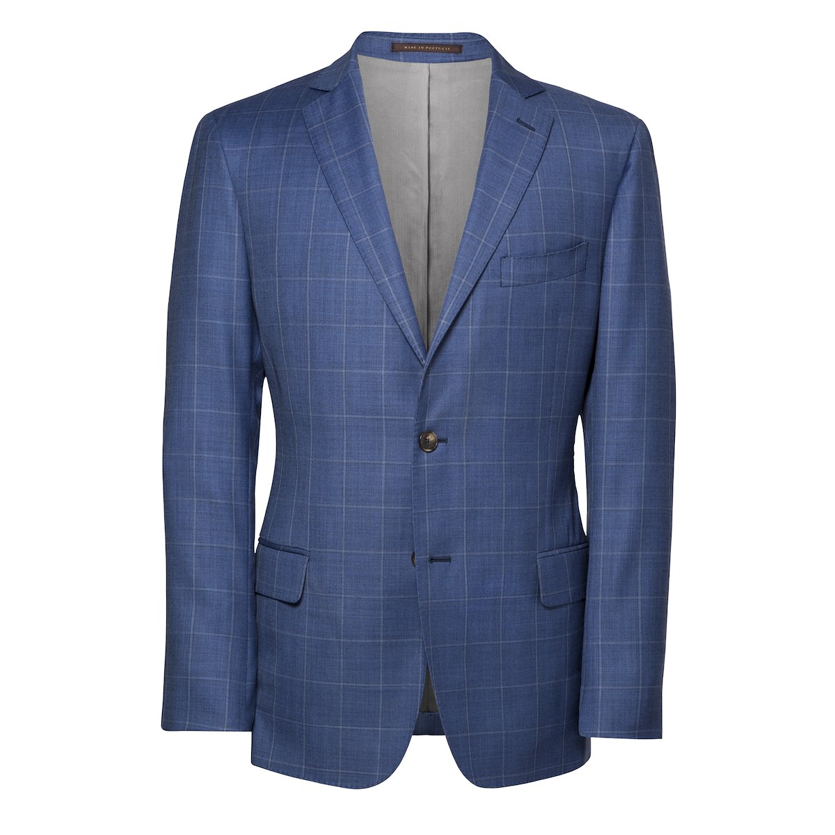 Blue/Brown Windowpane | J.Hilburn