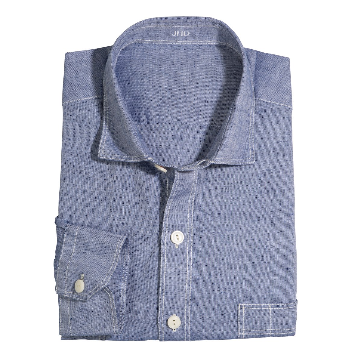 Navy Linen Blend Solid | J.Hilburn