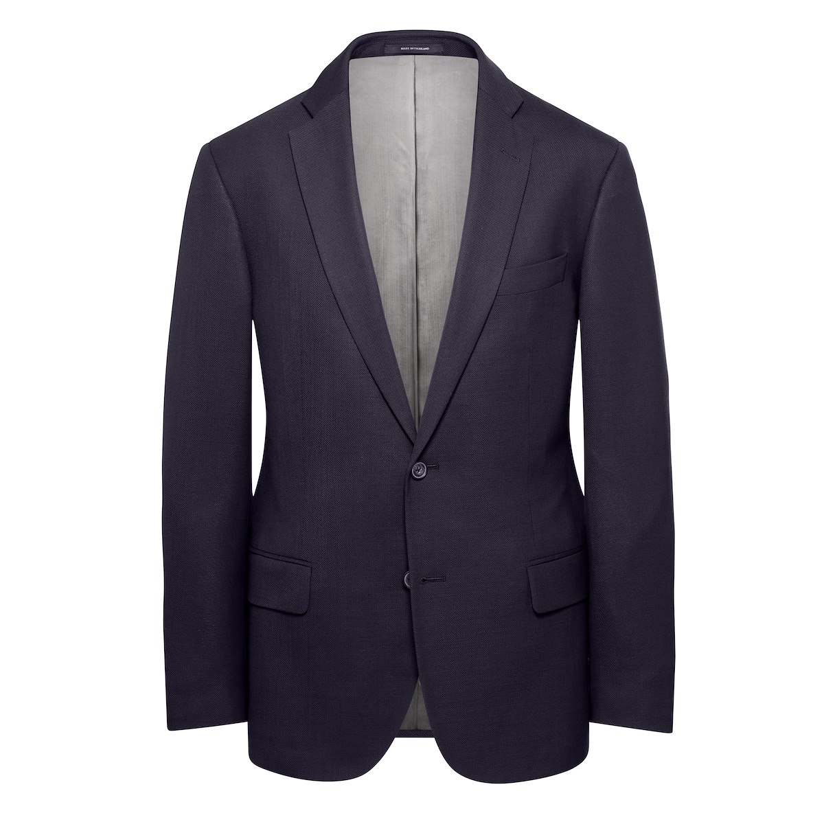 Navy Stretch Hopsack | J.Hilburn