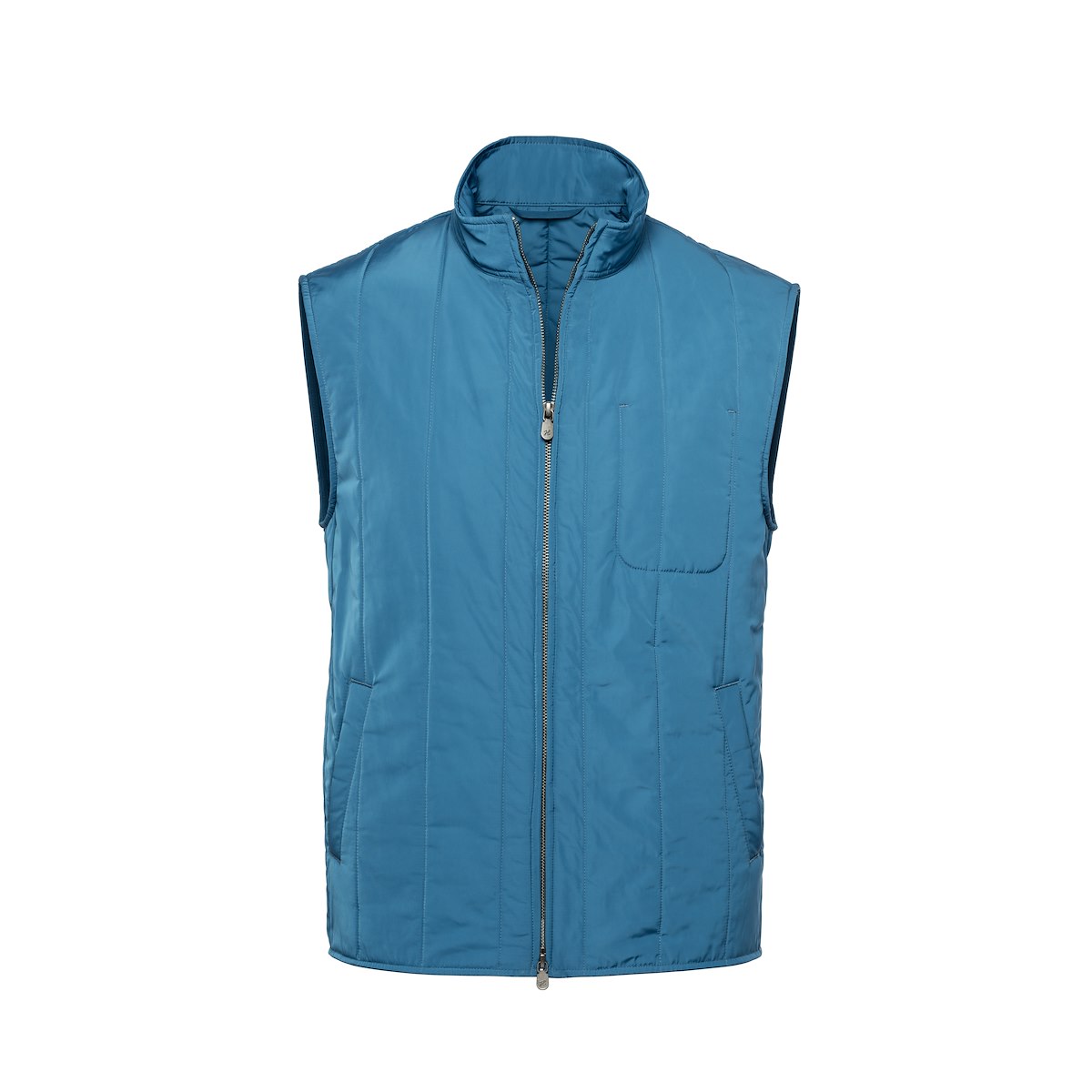 Lapis Blue Tech Quilted Vest J.Hilburn