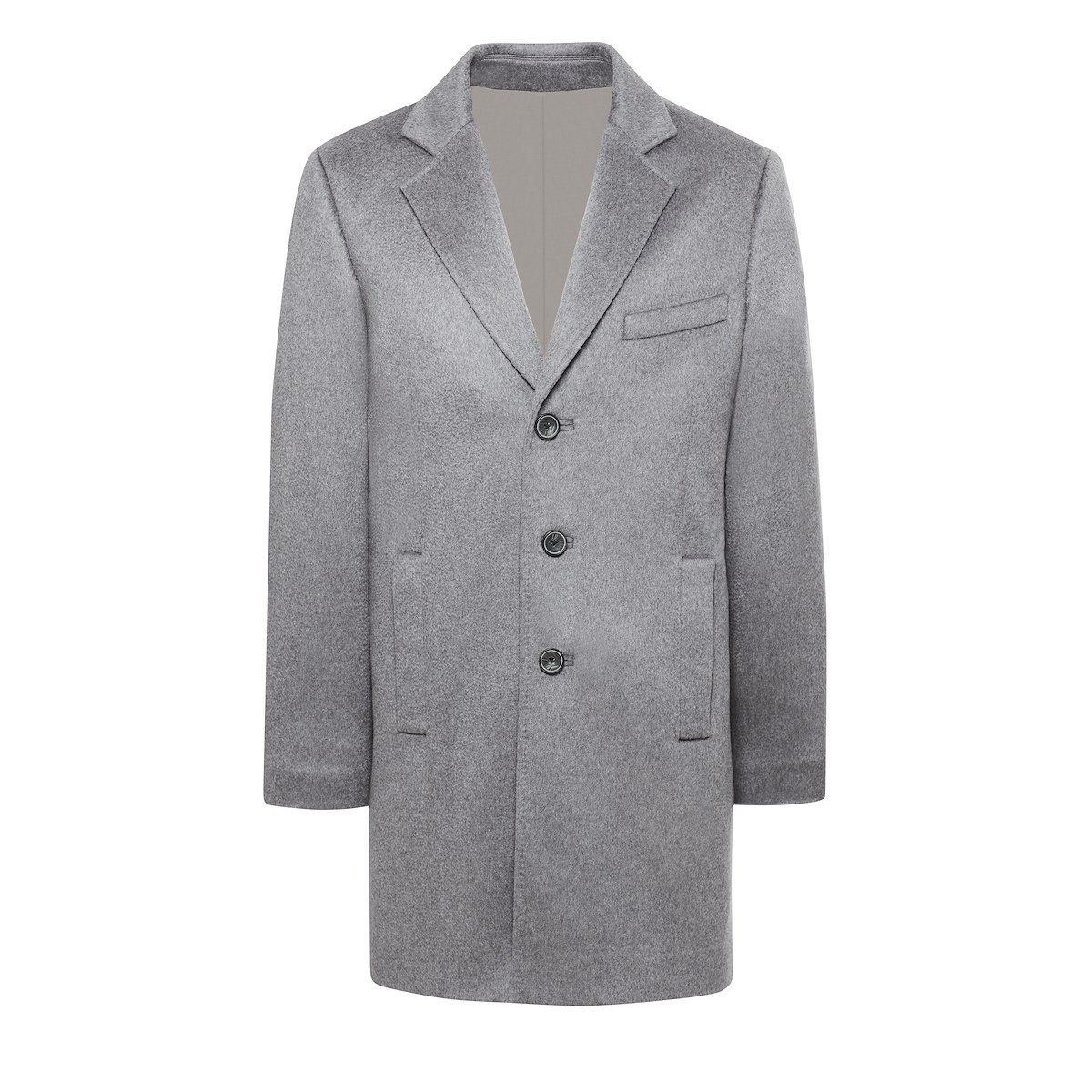 Grey Cashmere Top Coat J.Hilburn