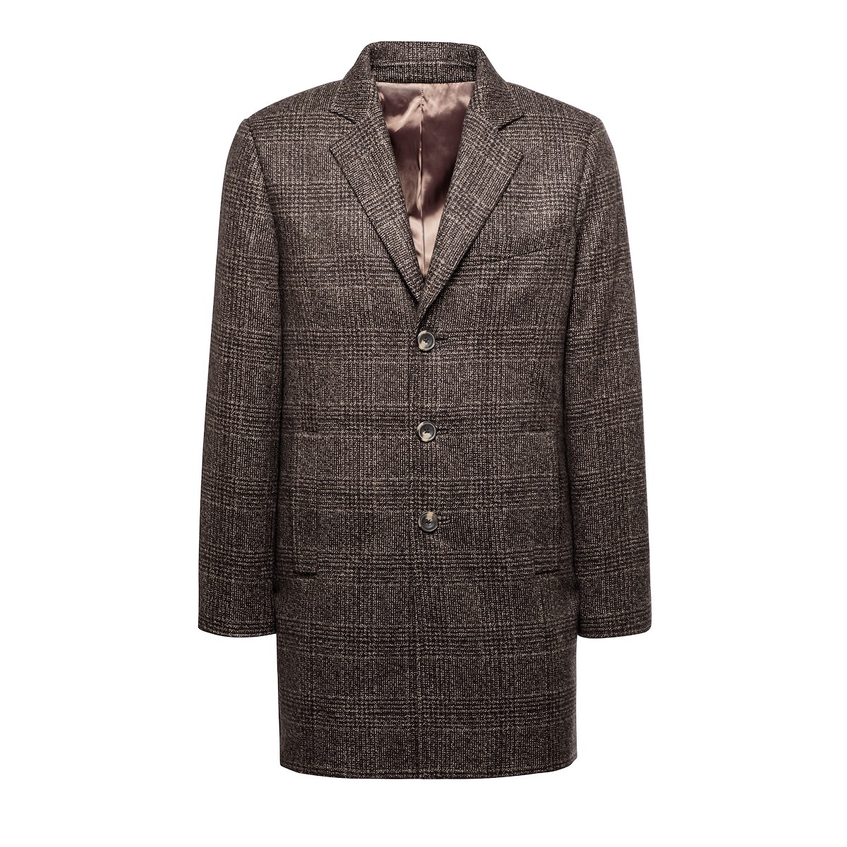 Hickory Glen Plaid Cashmere Top Coat | J.Hilburn