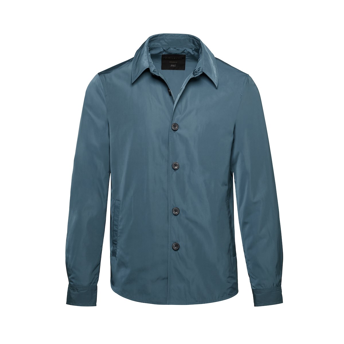 Steel Blue Tech Shirt Jacket | J.Hilburn