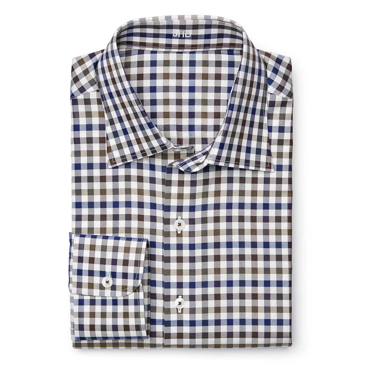 Blue/Brown/Olive Gingham | J.Hilburn