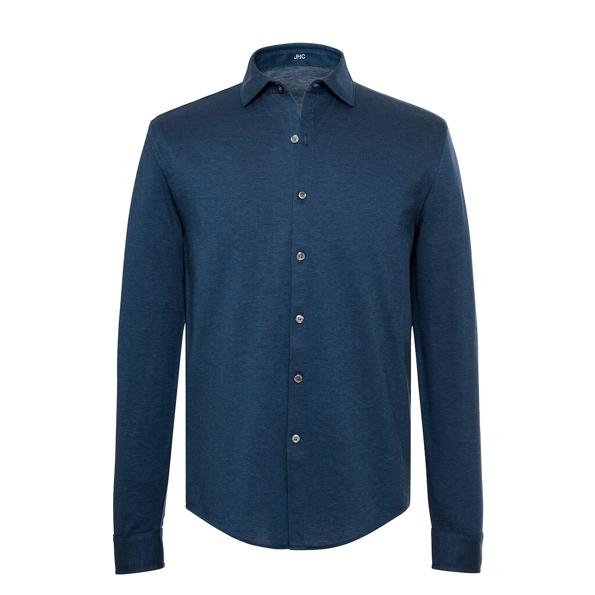 Pacific Blue Mélange Pique | J.Hilburn