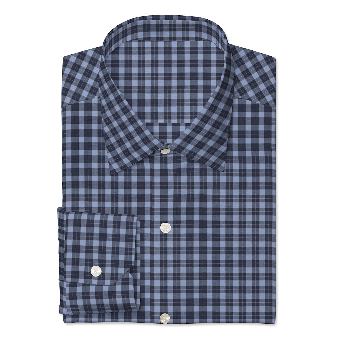 Blue/Navy Mini Plaid | J.Hilburn