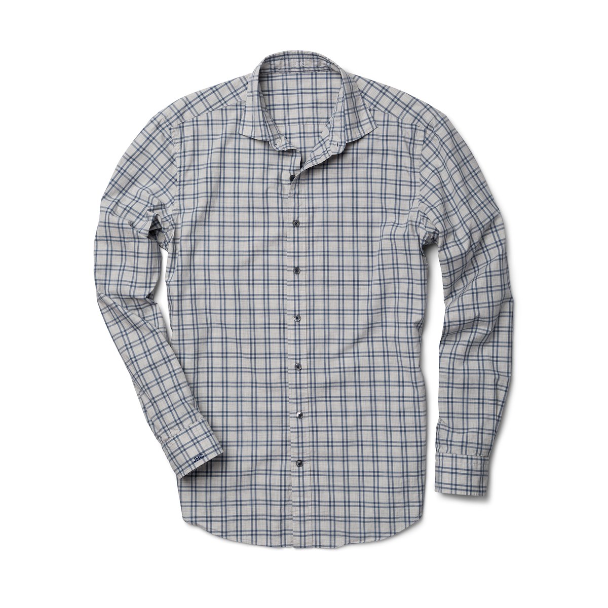 Grey/Blue Double Windowpane | J.Hilburn