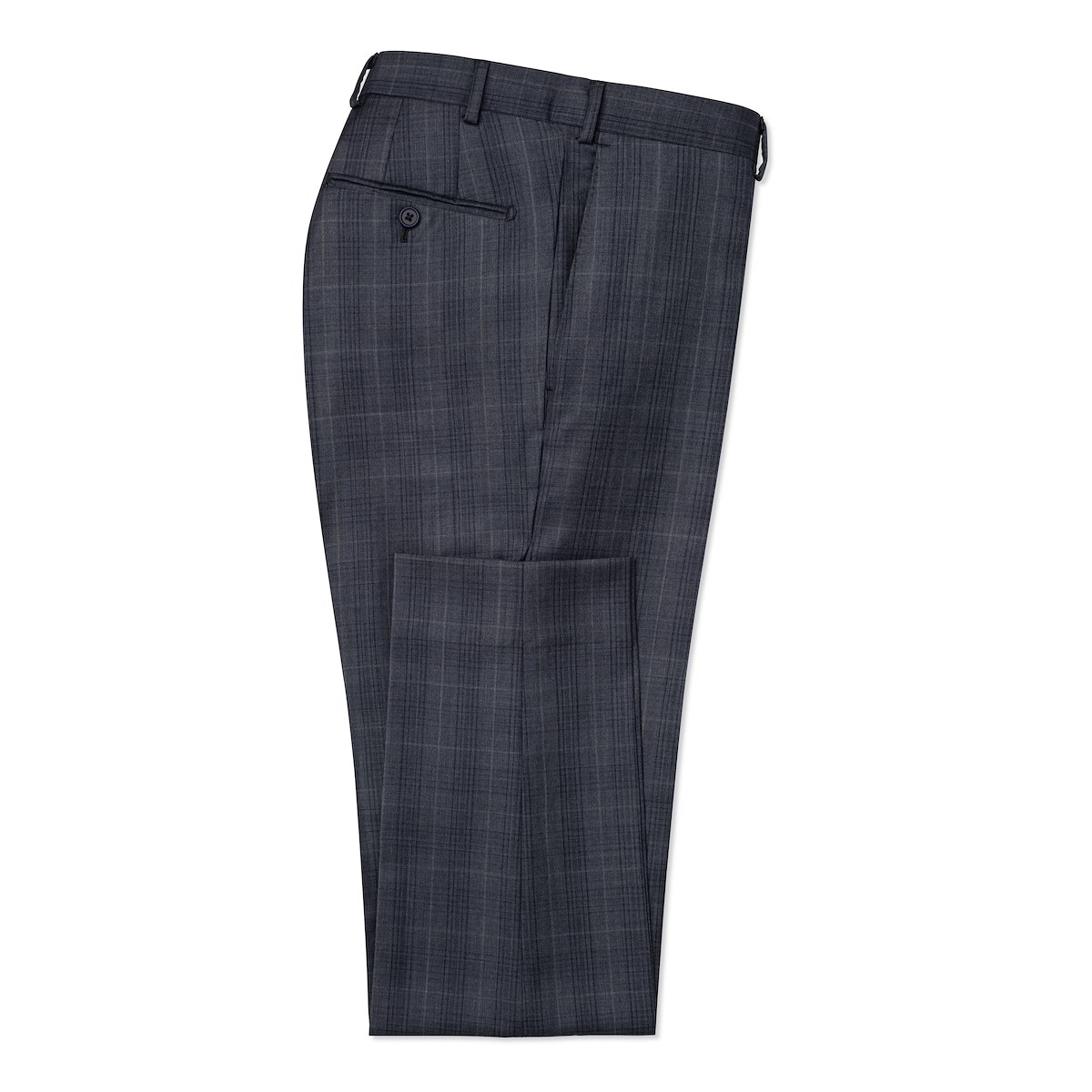 Mid Blue Texture Plaid J.Hilburn