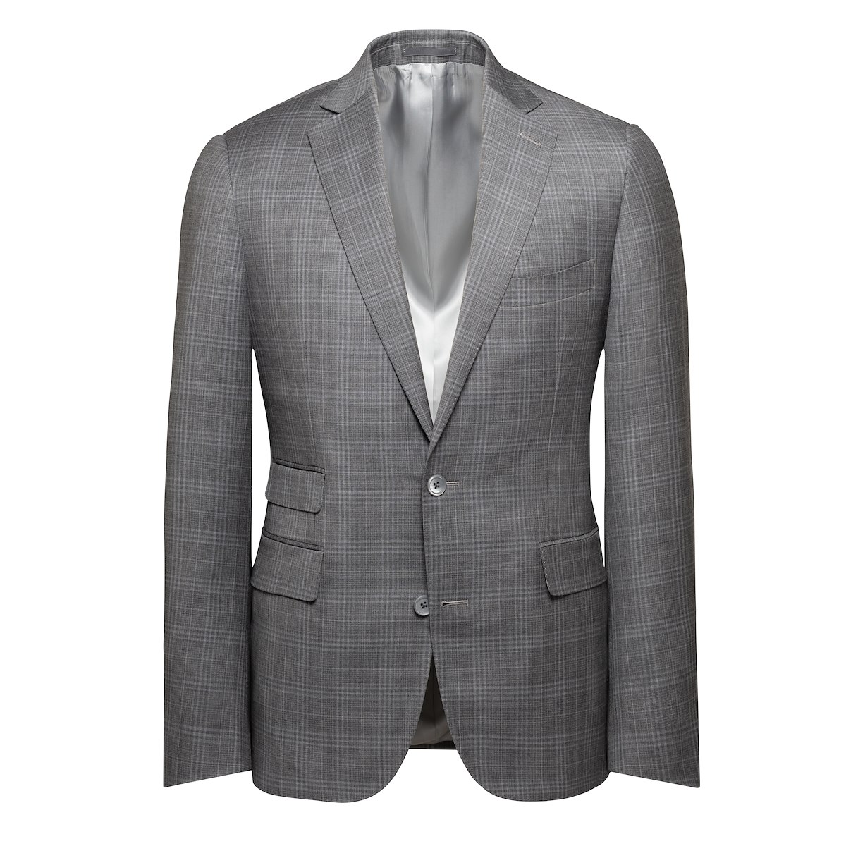 Grey Tonal Glen Plaid | J.Hilburn