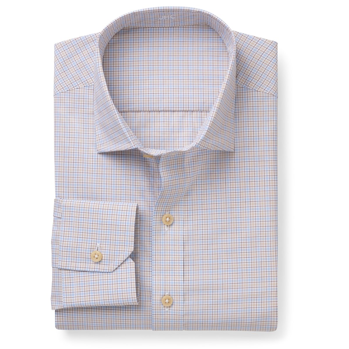 Natural and Light Blue Tattersall | J.Hilburn