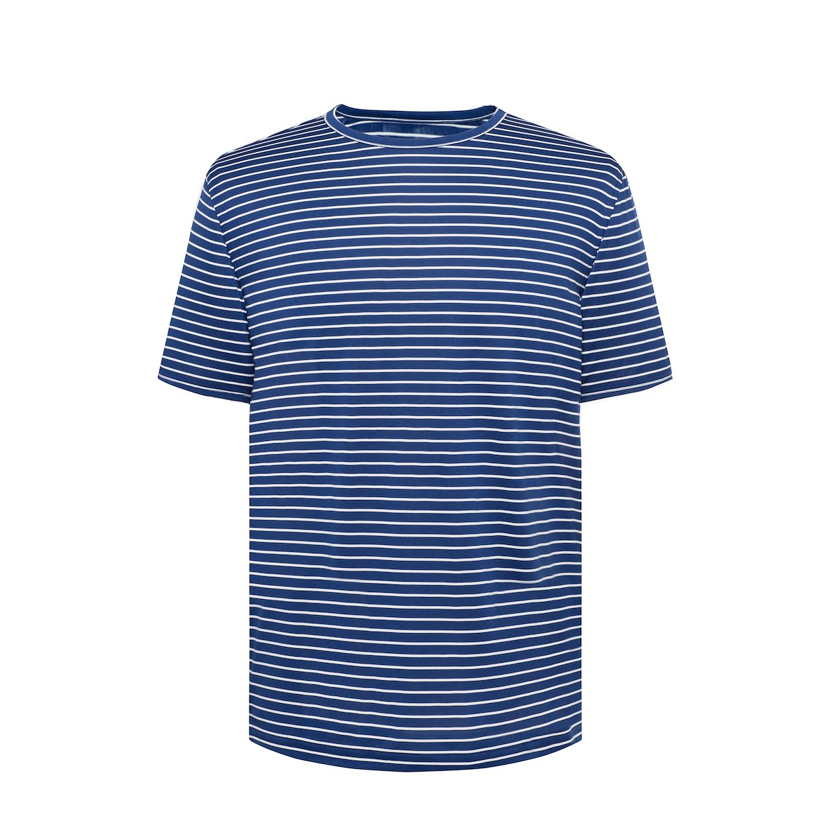 Cobalt Blue Stripe Tech Poly | J.Hilburn