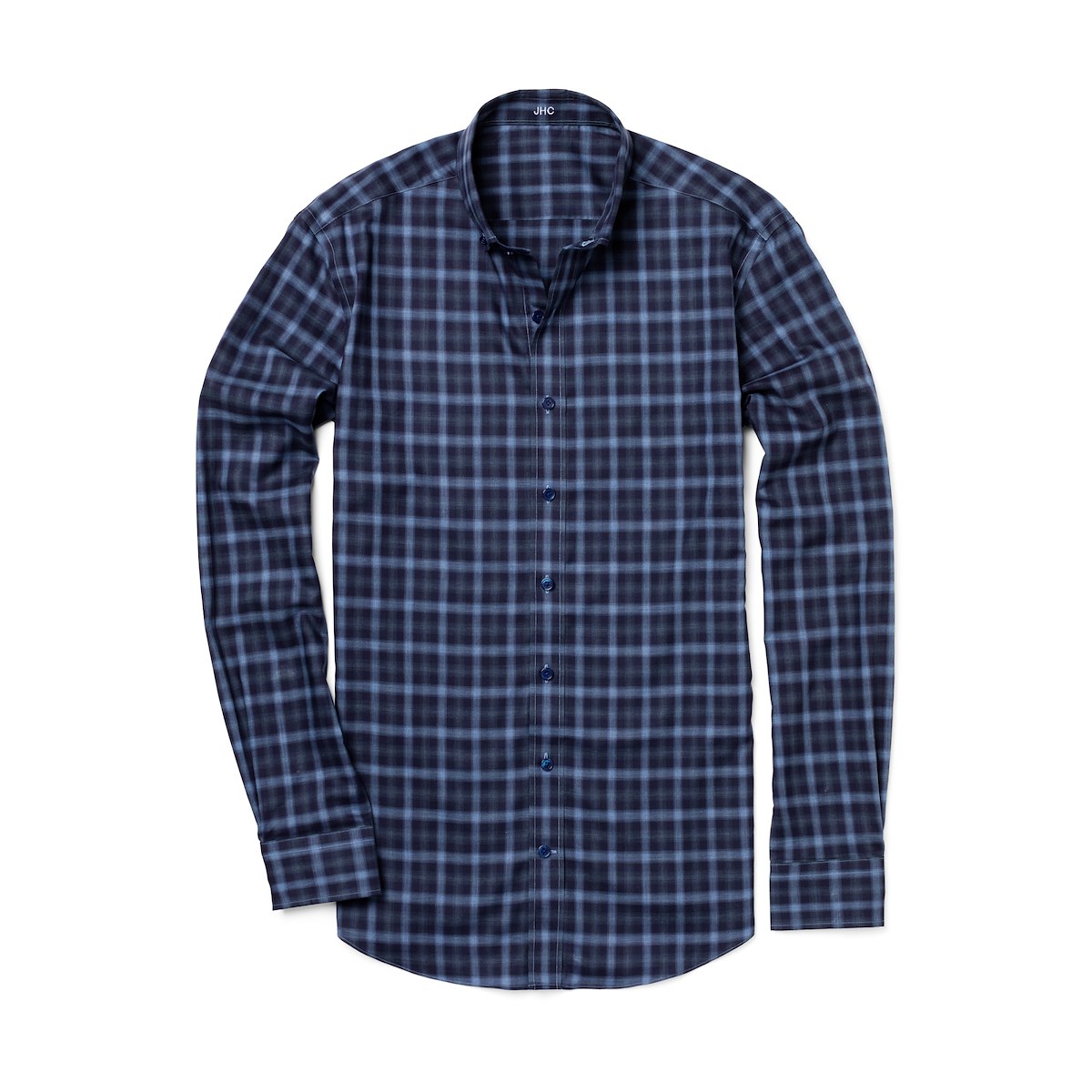 Denim Blue Muted Check | J.Hilburn