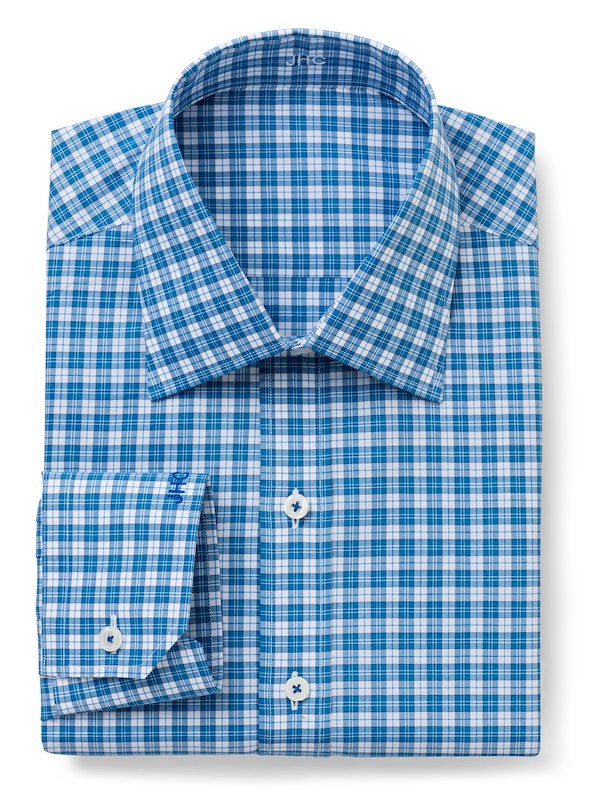 Blue/White Tattersall | J.Hilburn