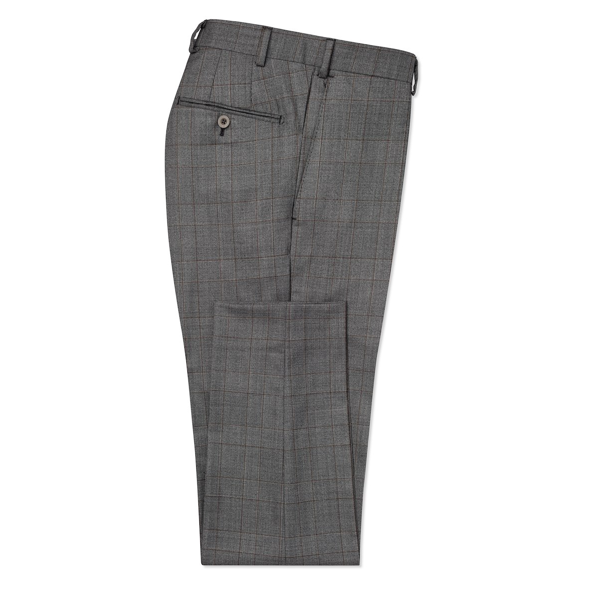 Grey with Brown Glen Plaid | J.Hilburn