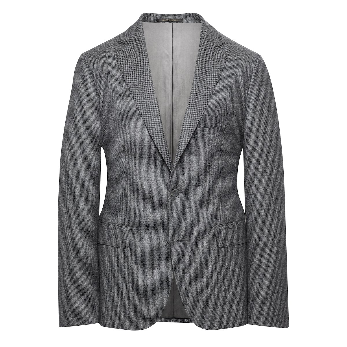 Charcoal Micro Houndstooth | J.Hilburn