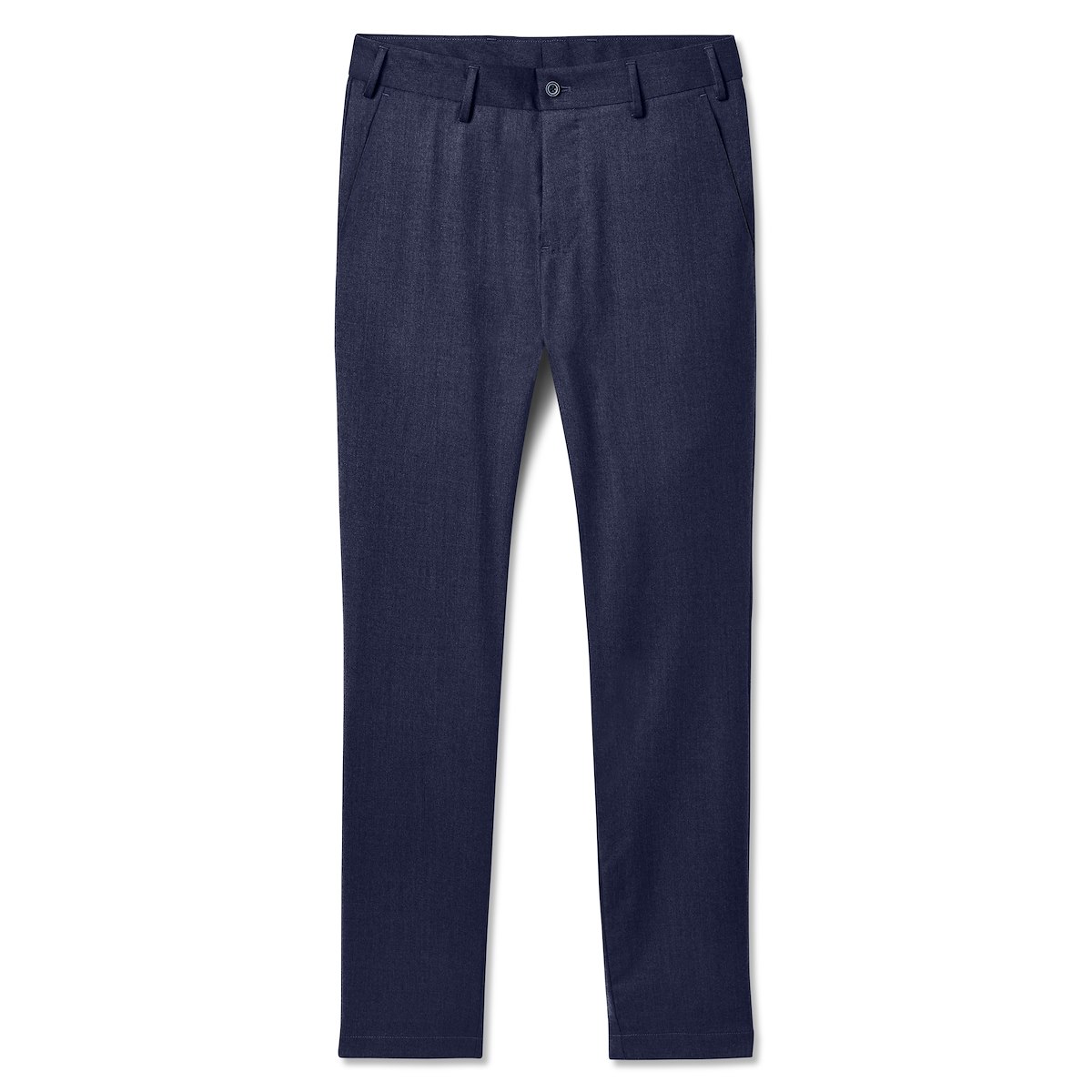 New Blue Wool Flannel Chinos | J.Hilburn