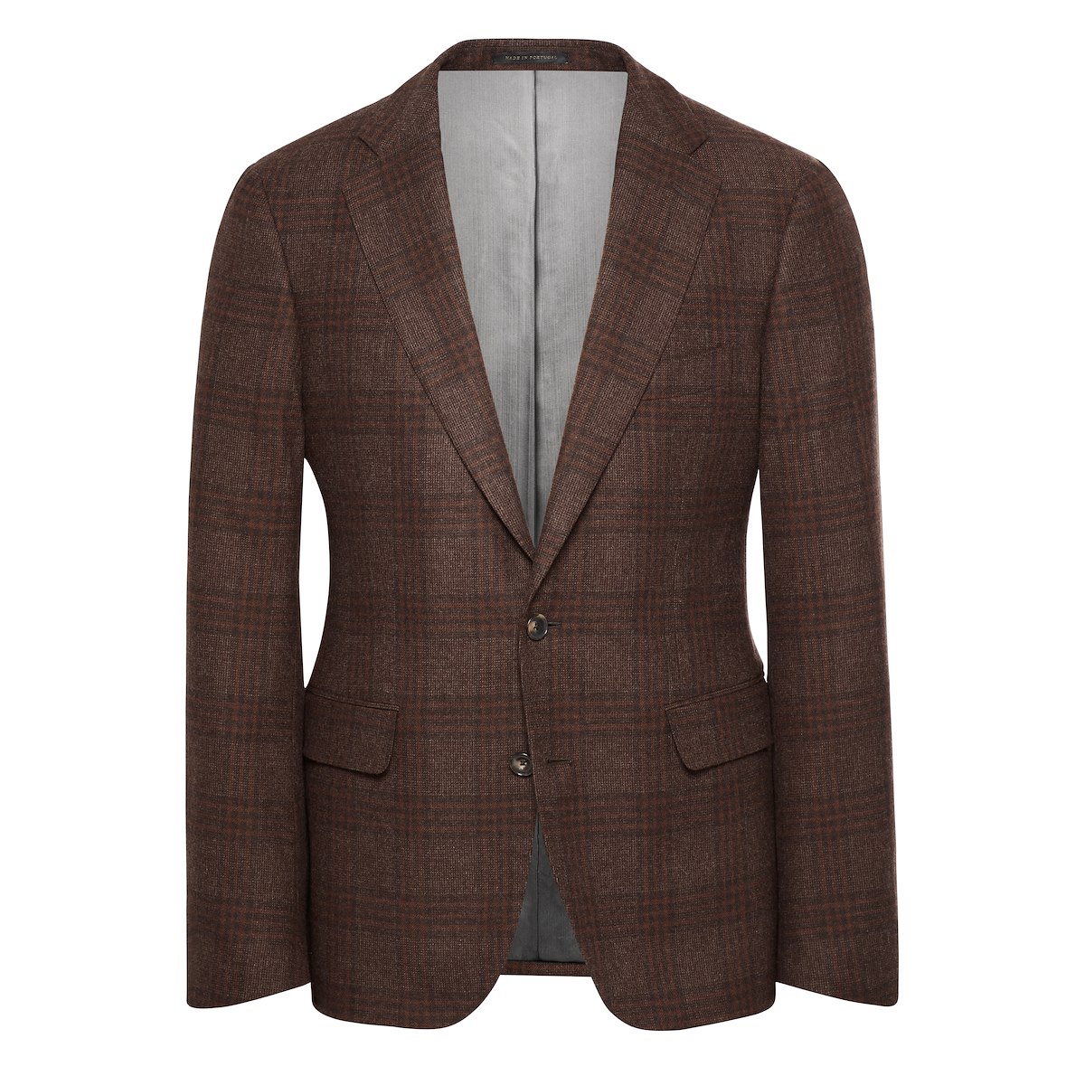 Charcoal and Brown Check | J.Hilburn