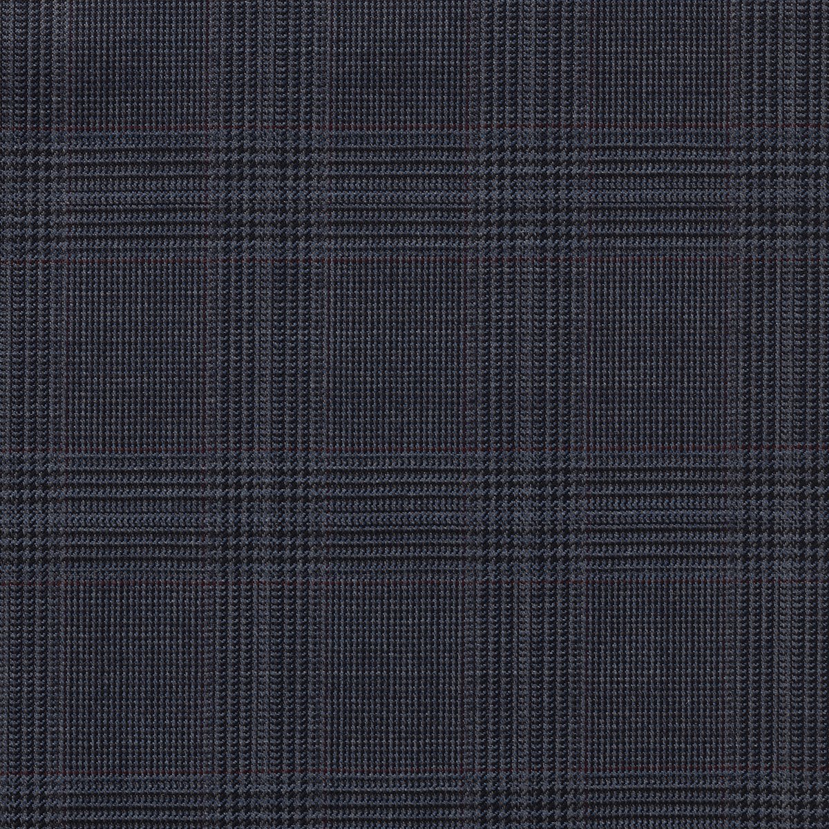 Steel Blue Tonal Glen Plaid | J.Hilburn